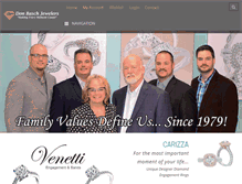 Tablet Screenshot of donbaschjewelers.com